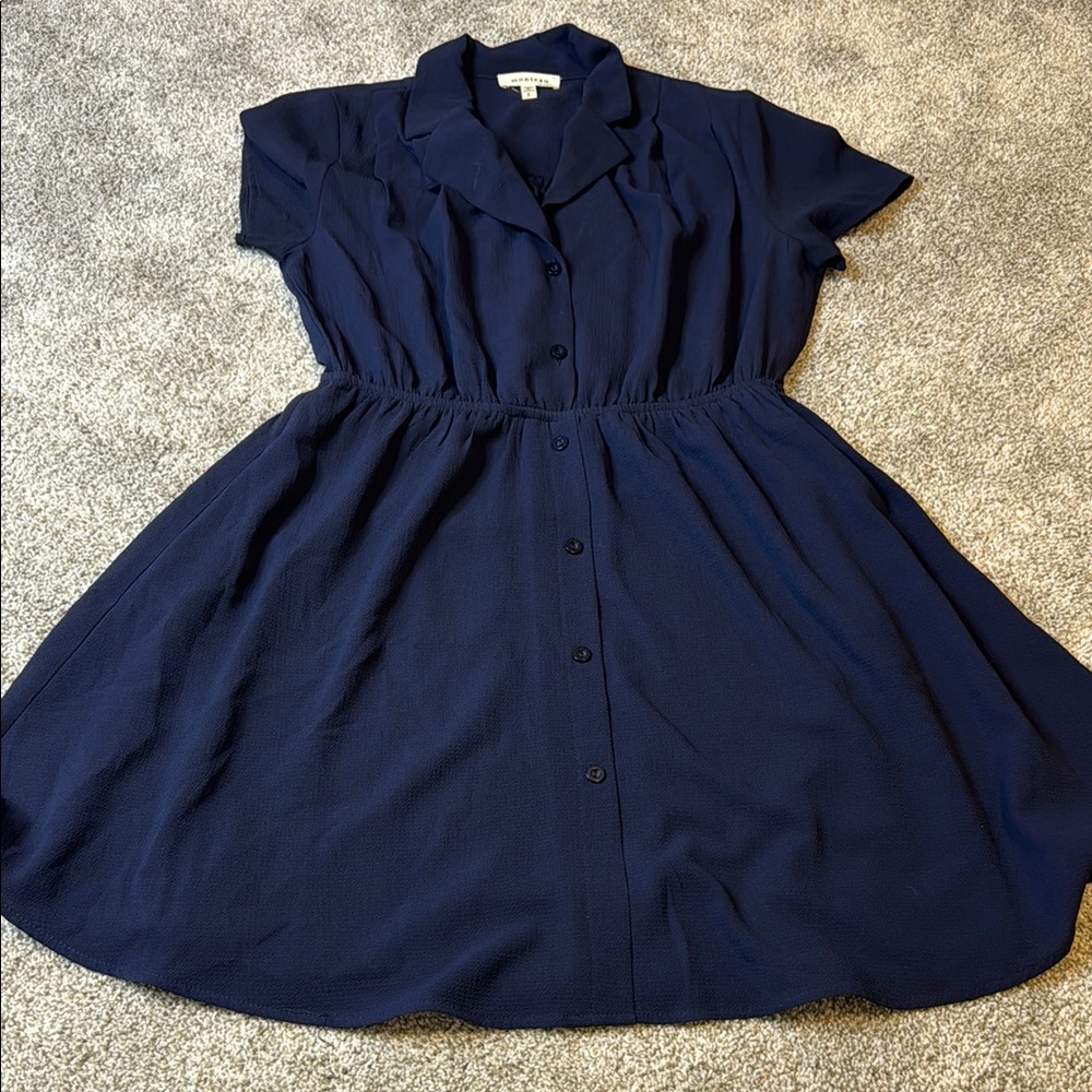 Monteau Navy Blue Sundress